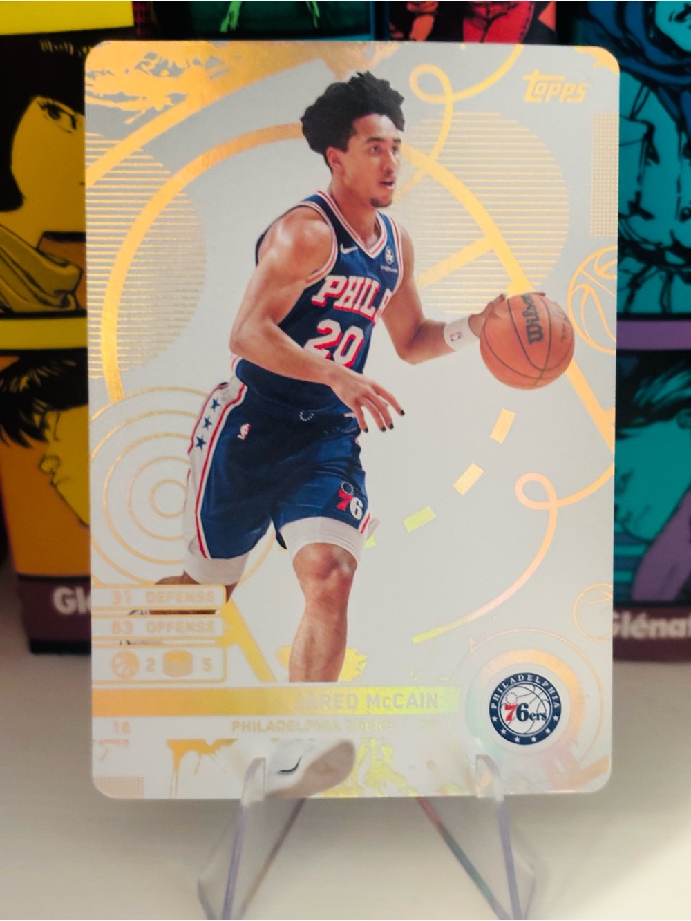 🏀 Jared McCain 2024-25 Topps Match Attax – Philadelphia 76ers Rookie Card